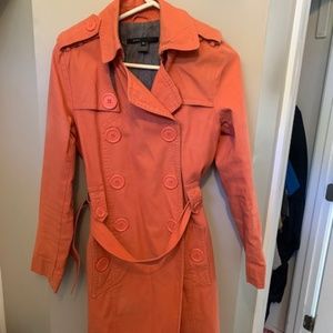 Marc Jacobs Women's Trench Coat Orange